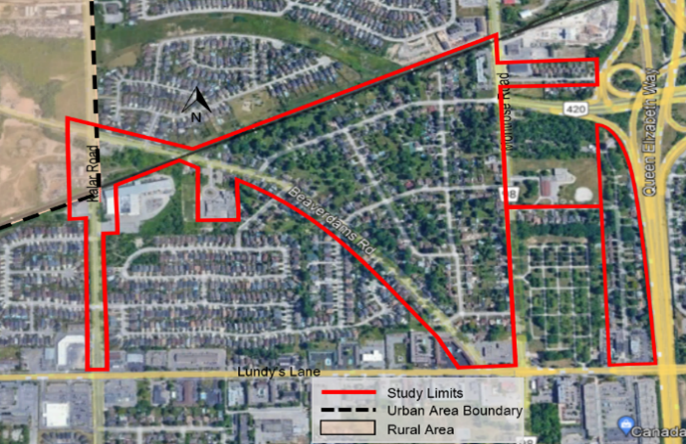 Map of Hodgson Subdivision